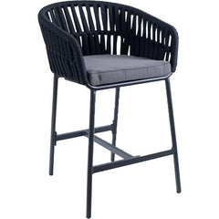 Outdoor-Barhocker Tilda Midi Schwarz