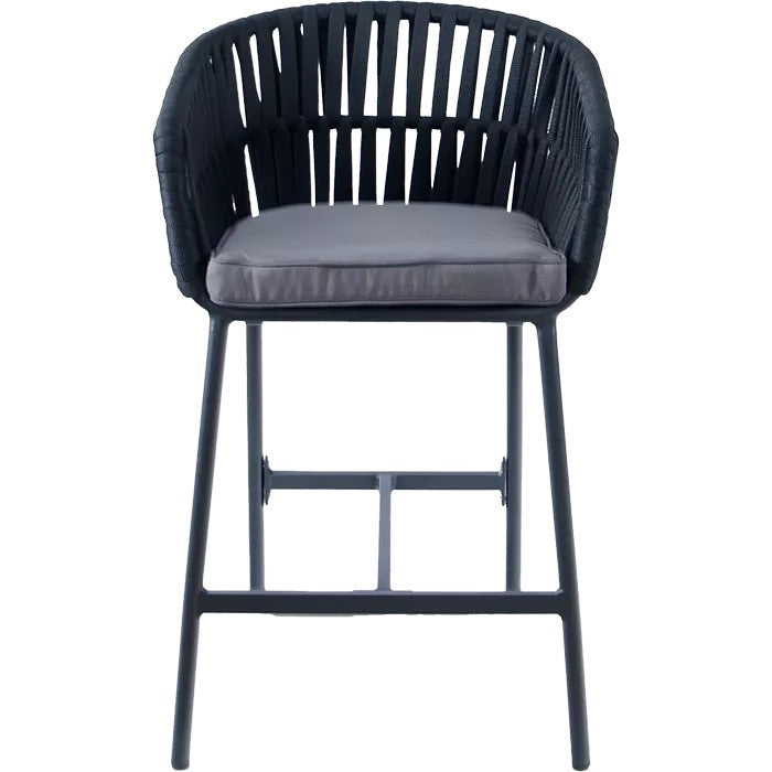 Outdoor-Barhocker Tilda Midi Schwarz