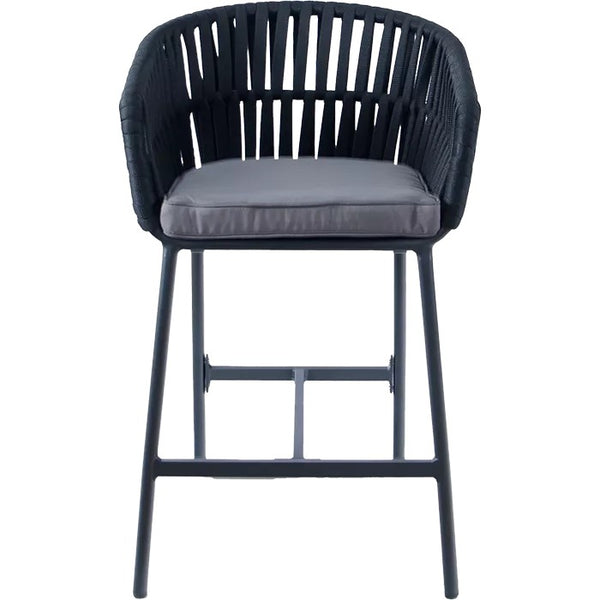 Outdoor-Barhocker Tilda Midi Schwarz