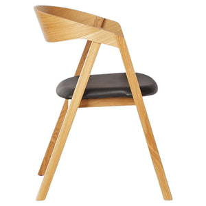 Holzstuhl Hedy mit Polstersitz