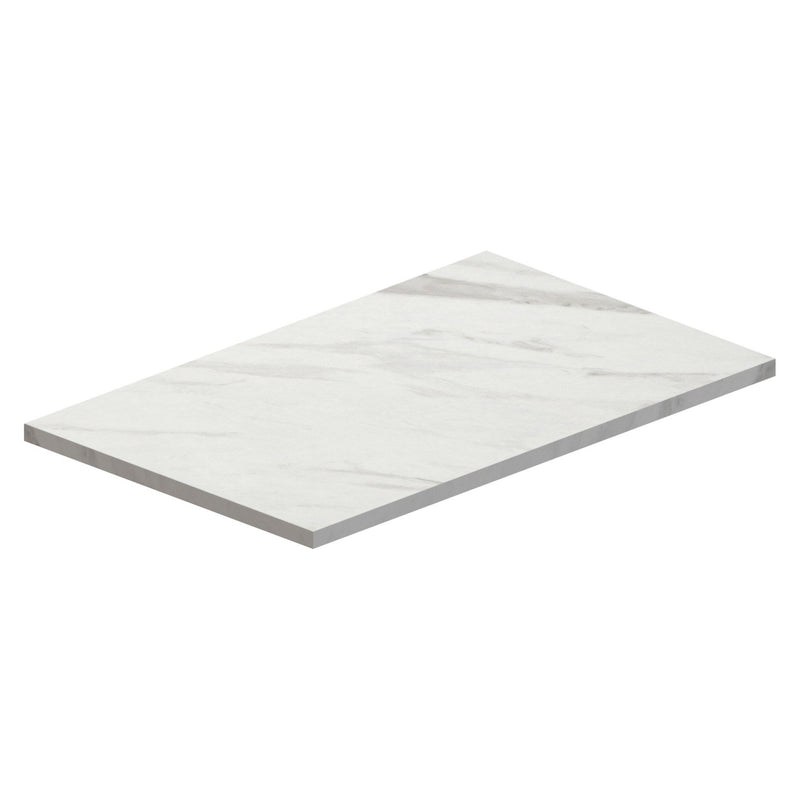 Tischplatte Marmor Bianco 120x70