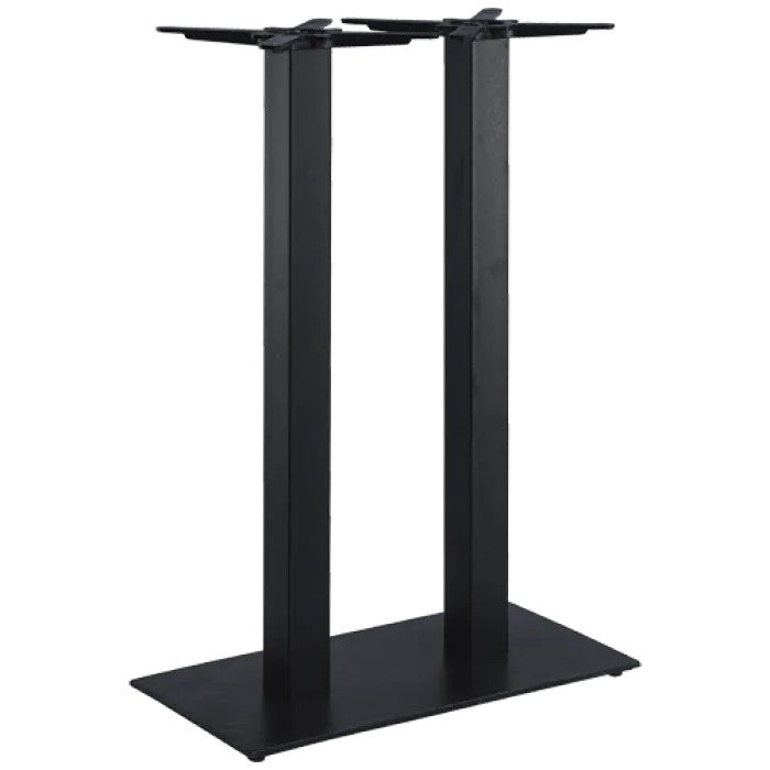 Stehtischgestell Gusseisen flach Doppelsäule 40x75 108cm