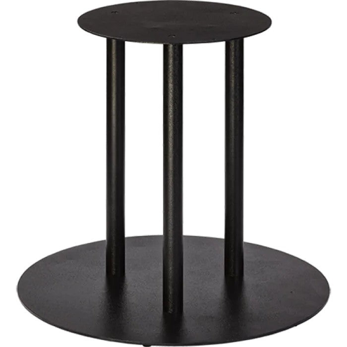 Tischgestell Gusseisen flach rund ø80 Dreisäule 72cm