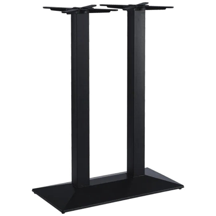 Stehtischgestell Gusseisen konisch Doppelsäule 43x80 108cm