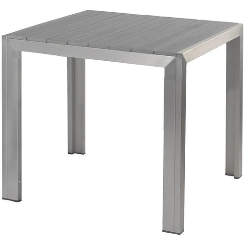 Terrassentisch Polywood Grau 80x80