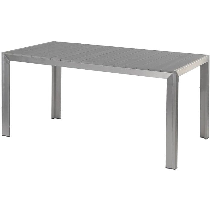 Terrassentisch Polywood Grau 160x80